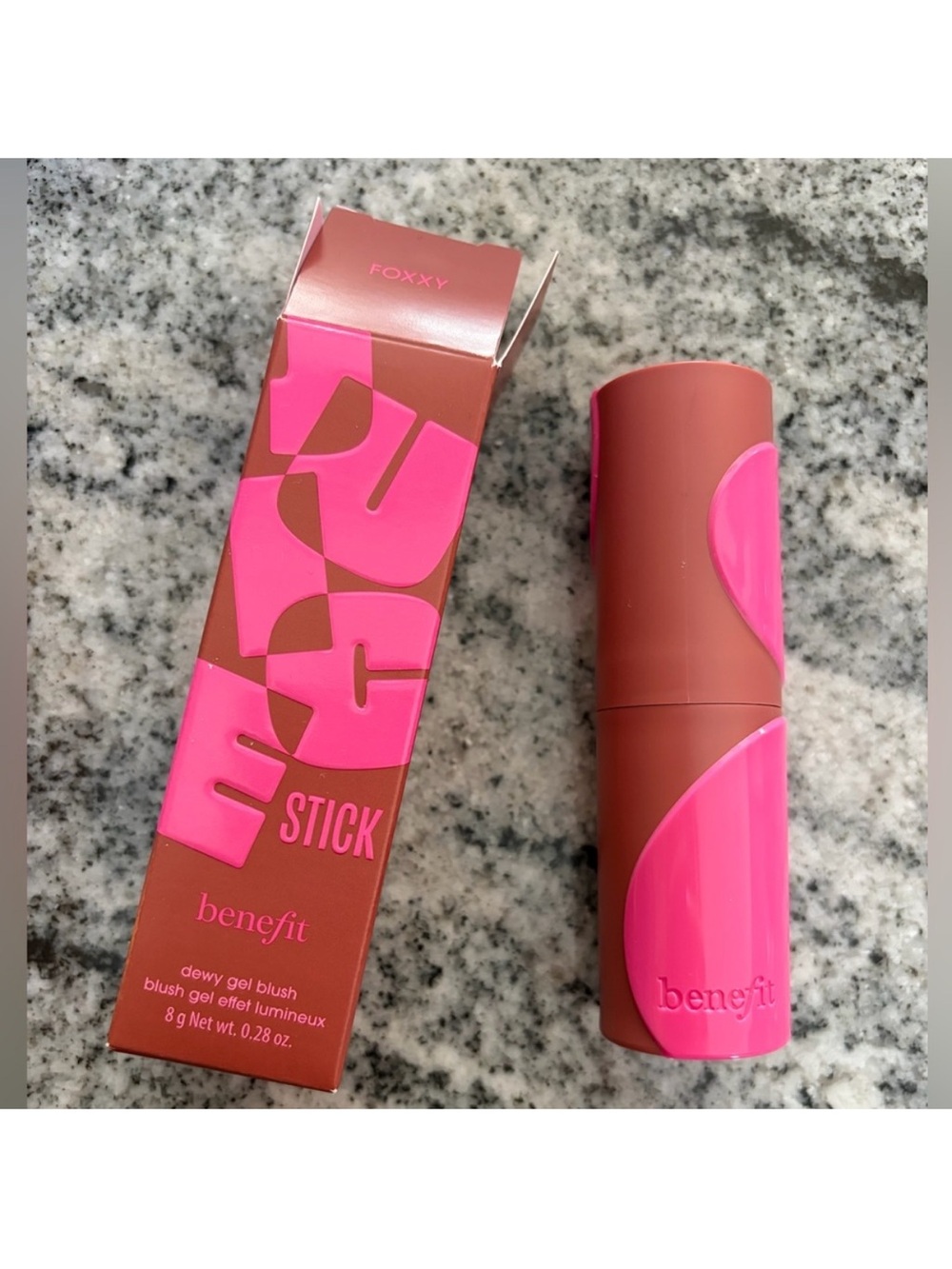 Benefit Juice stick dewy gel blush stick Pink brand new Foxy